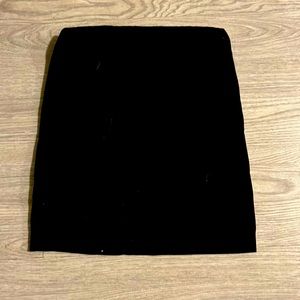 Black Medium Length Skirt